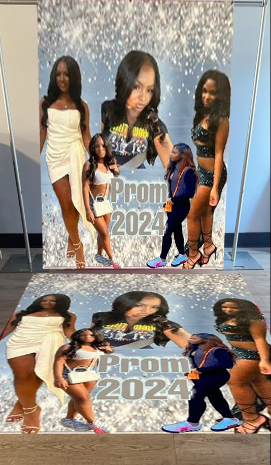 Prom Backdrop & Floor wrap special