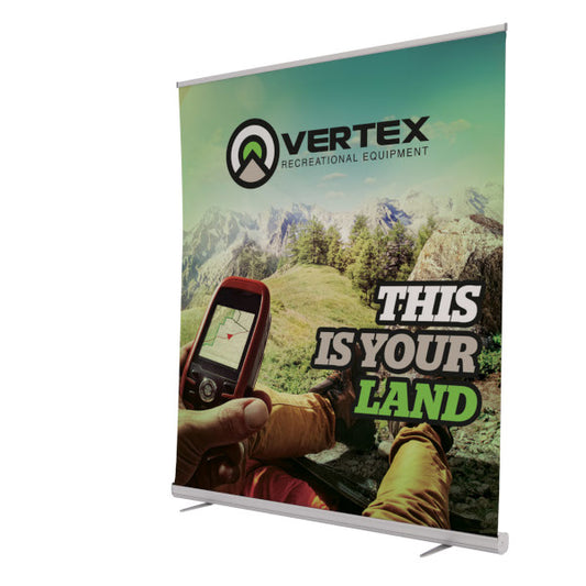 Jumbo retractable Banner