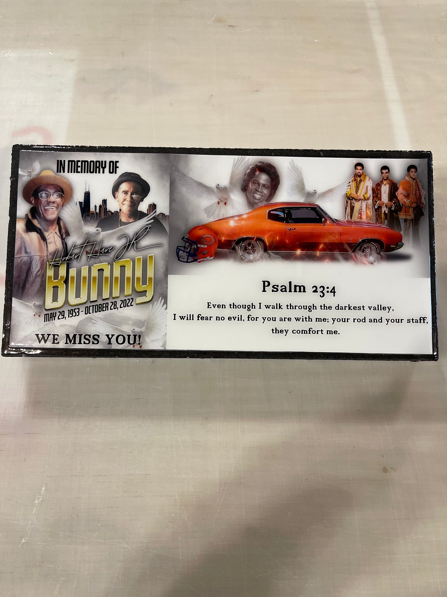Custom Full Color Weather Resistant Headstone
